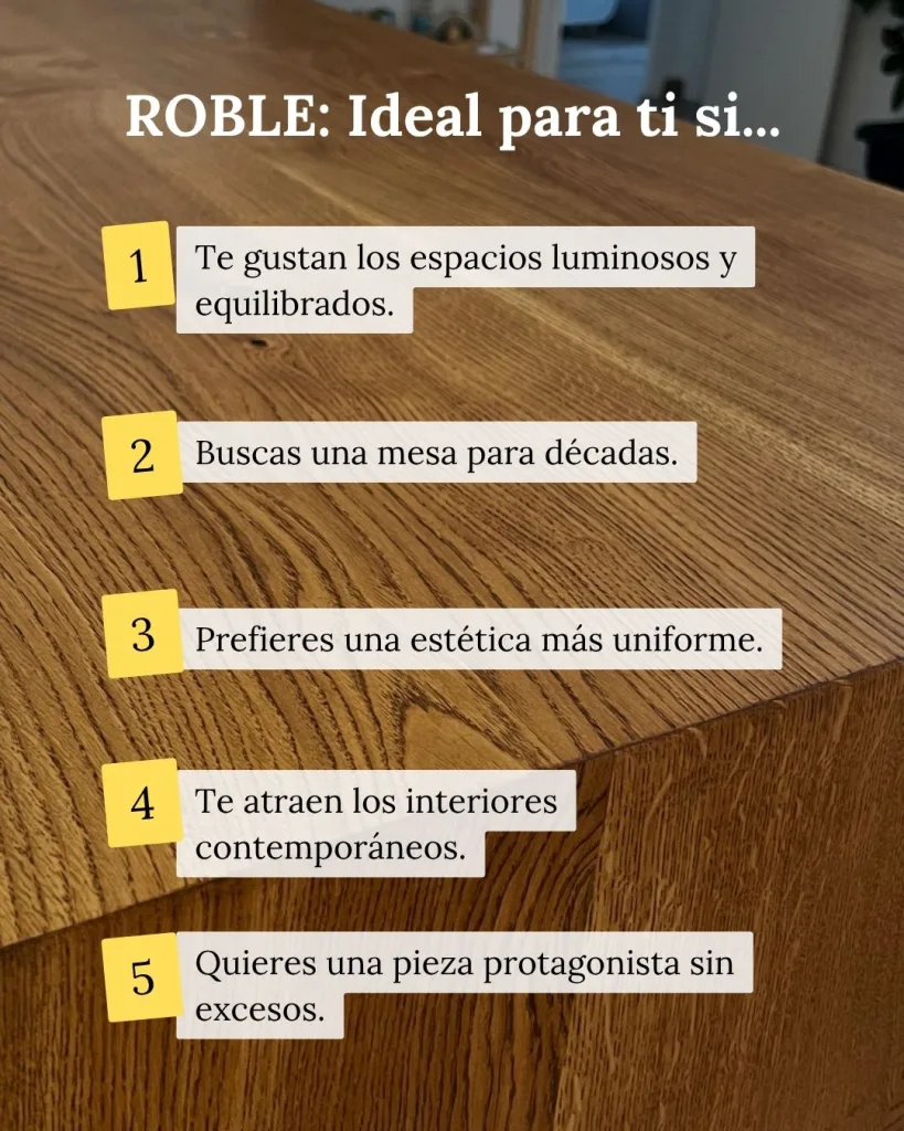 ¿Roble o Castaño? ¡5 Diferencias a simple vista!