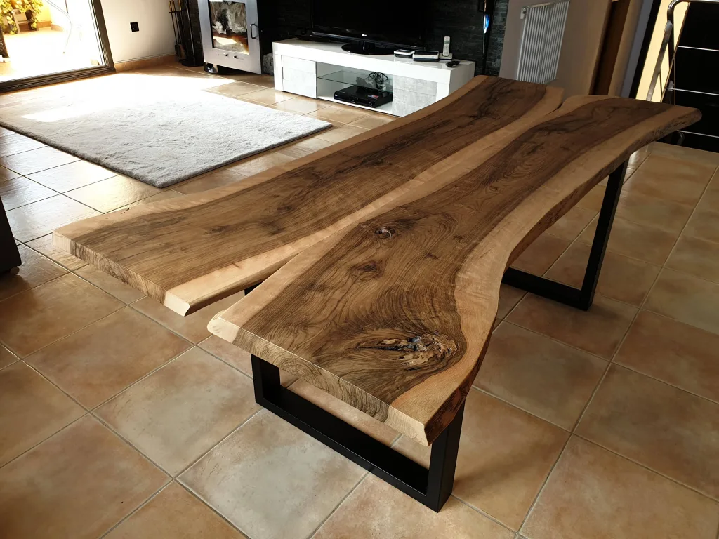madera maciza de nogal