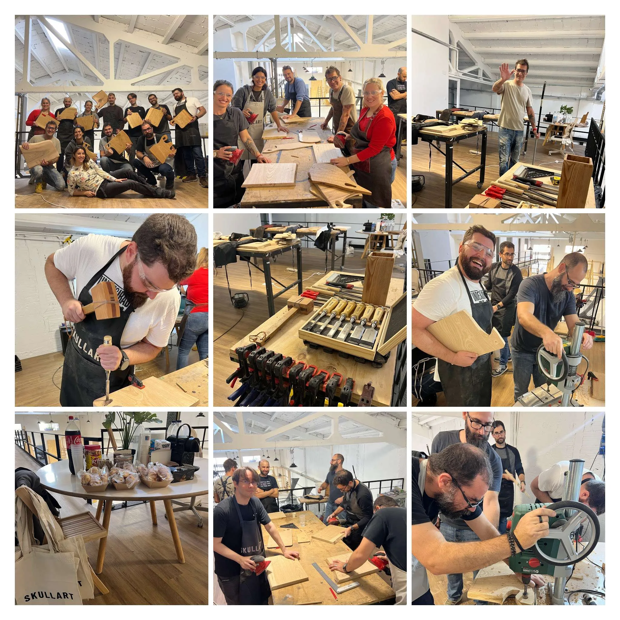 Taller de Tablas de Madera en Barcelona: Un Team Building Creativo para Haufe