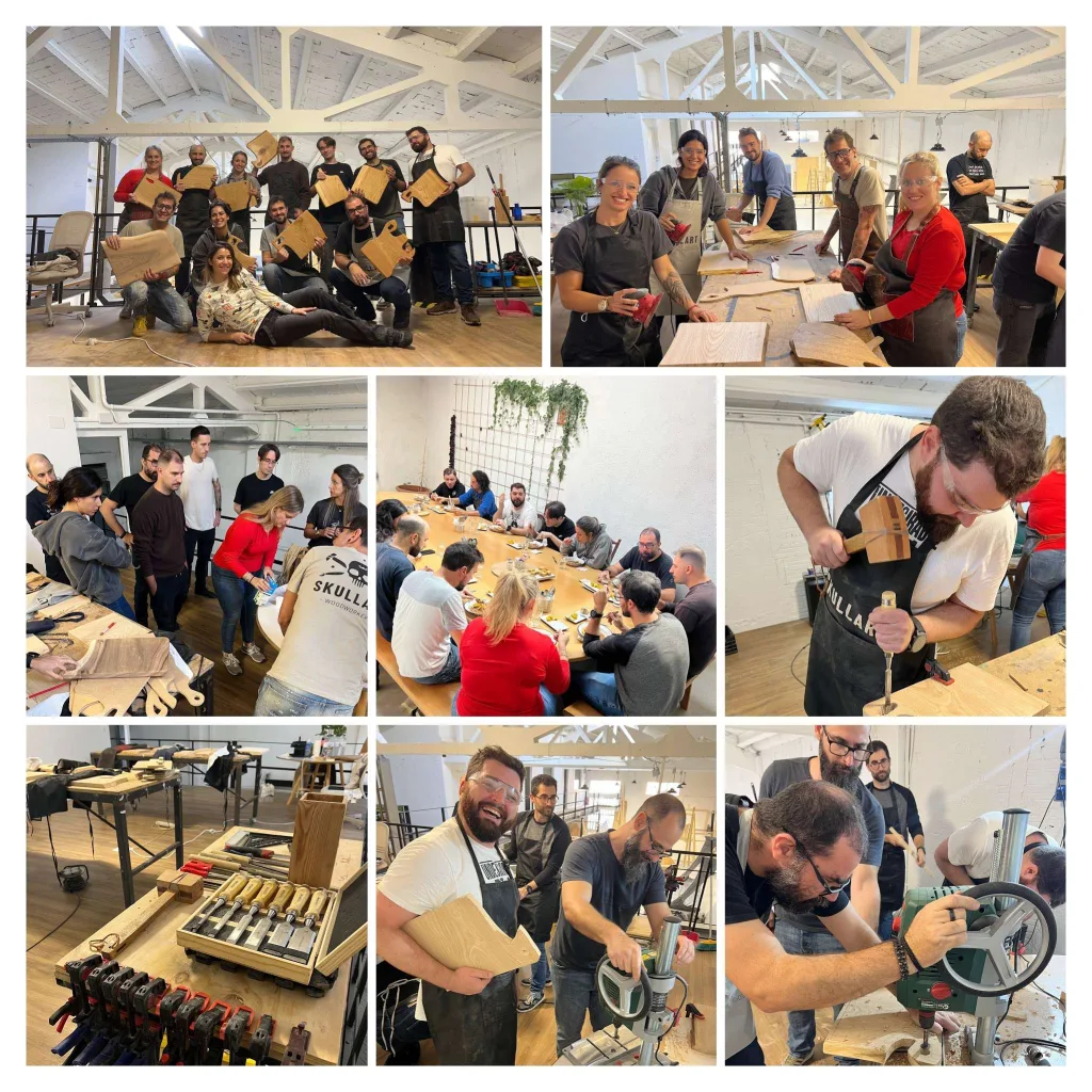 Taller de Tablas de Madera en Barcelona: Un Team Building Creativo para Haufe