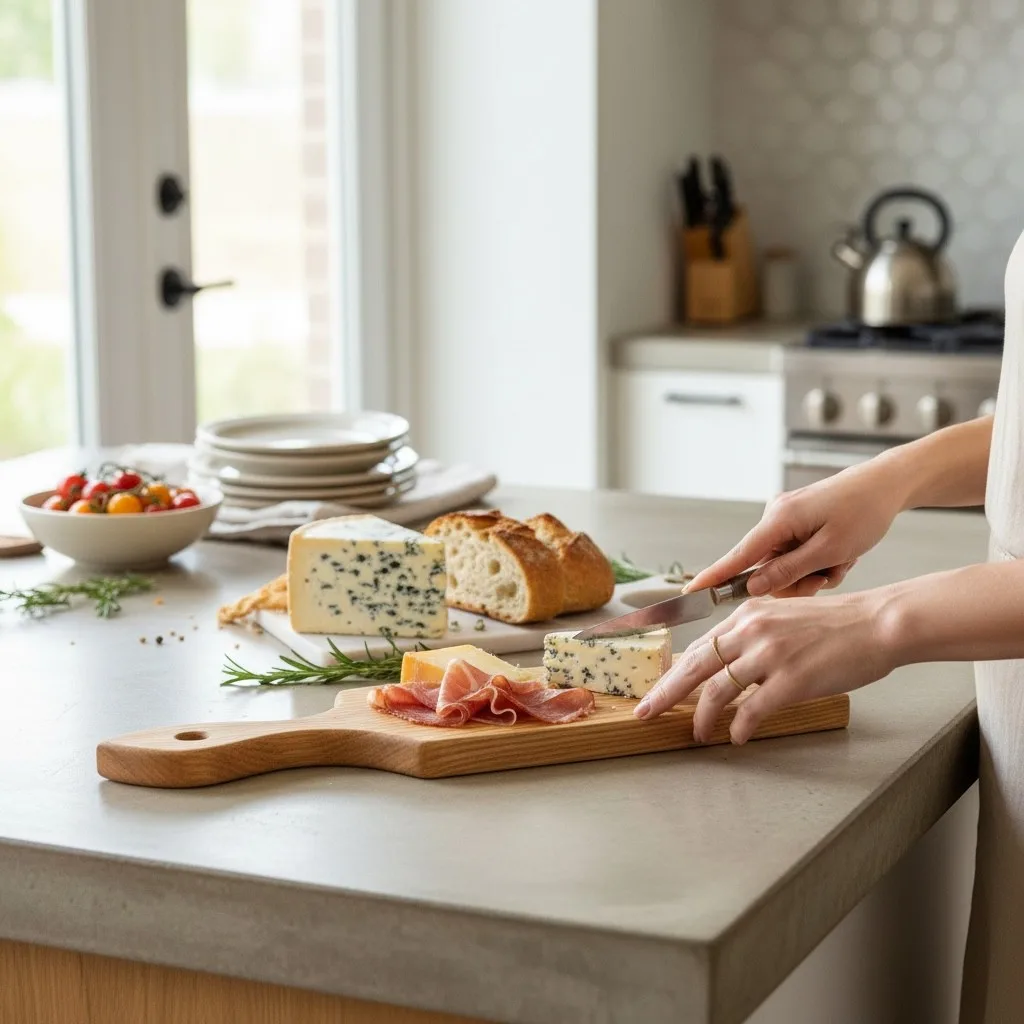 tabla para baguette de madera
