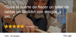 Taller de tablas de madera
